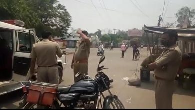 Challans of people who do not follow the lockdown in Dhampur