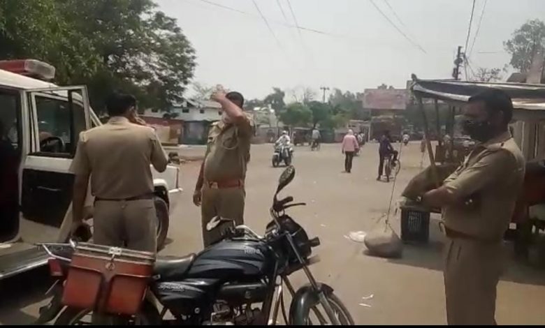 Challans of people who do not follow the lockdown in Dhampur