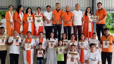 My Mission Healthy India team honored the winners at the award ceremony