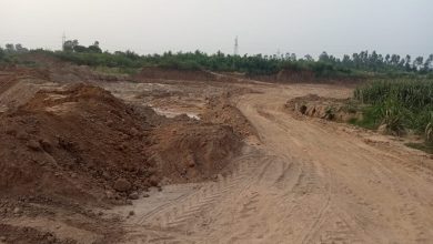 mining mafia did the mining by tearing the chest of 70 bighas of land