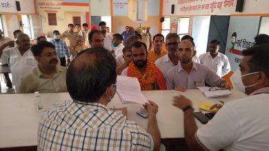 Both the candidates filed nomination for Kiratpur block chief election