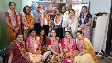Mahapoet Sukraj Diyali honored with National Award "Nepali Sahitya Samman" by Hamro Swabhiman