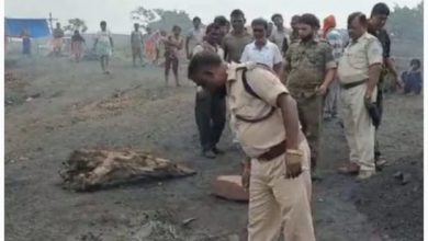 earth was torn and a living man was absorbed in it