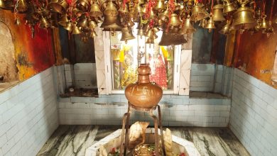 wonderful miraculous shrine with brass bells