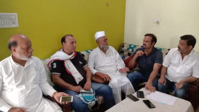 A meeting organized by senior leaders of Samajwadi Party