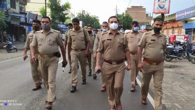 Nahtaur Police appeals citizens to maintain law and order by marching on foot