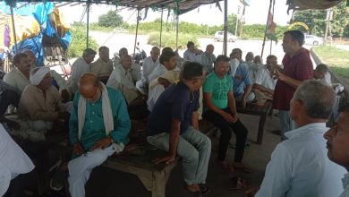 Mandola dharna farmers warned the government if the demand was not met