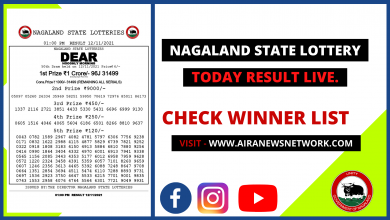 Nagaland State Lottery Live Result Today 12/11/21 Winner List