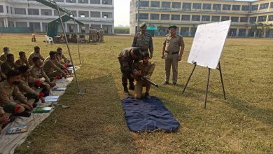 Cadets excited to see Bannet Fighting, Navigation and Bunker Busting Demo at NCC Camp