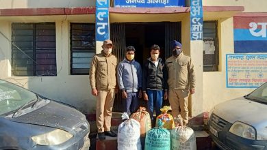 2 smugglers arrested for smuggling with 48 kg ganja