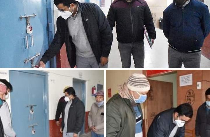 EVM strong room built in Government Postgraduate College, Gopeshwar