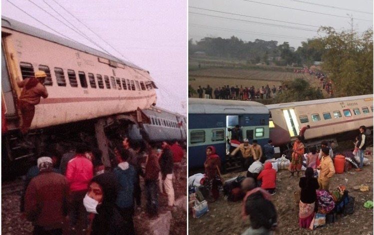 Big train accident in West Bengal: 12 bogies of Bikaner Express derail, 3 killed