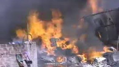 Fire in wind company's warehouse, loss of lakhs, fire caused by short circuit in junk