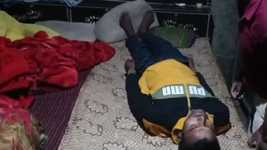 Due to domestic trouble, the young man committed suicide by hanging noose around his neck