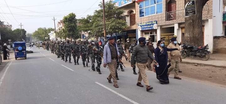 Fatehpur police did area domination