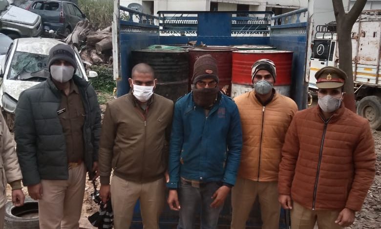 Shamli captain continuously cracking down on illegal liquor makers