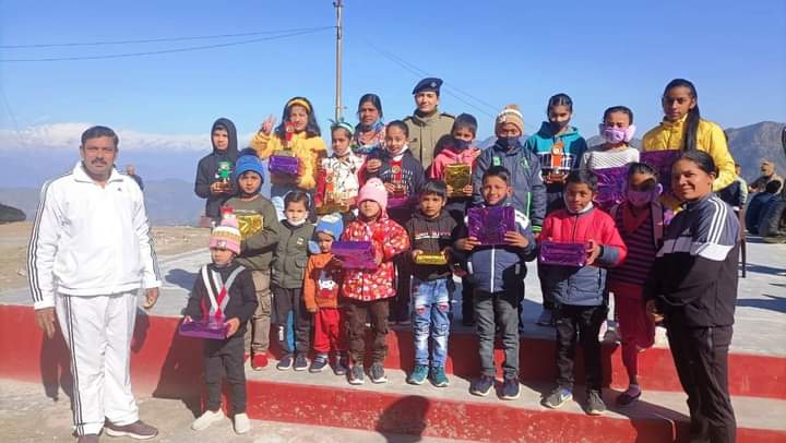 Children of police family actively participated in various competitions