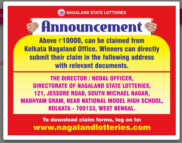 Nagaland State Lottery Result Today - 1 PM Winner 28/02/2022
