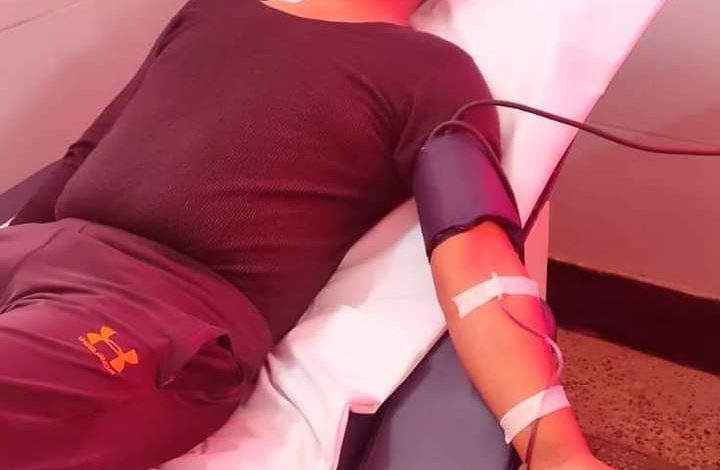 Friend police fulfilled the duty of humanity by donating blood to pregnant woman