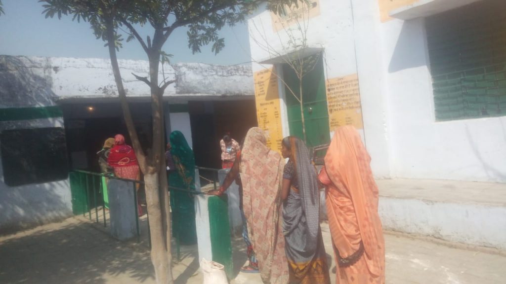 Voters cast their vote on the great festival of democracy