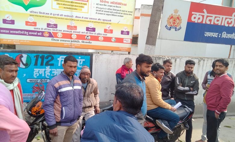 Thieves committed the theft by stealing 2 buffaloes under Dhampur police station area