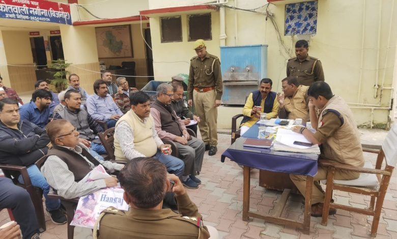 Appeal to the people of the area for cooperation in making the festival of Mahashivratri peacefully