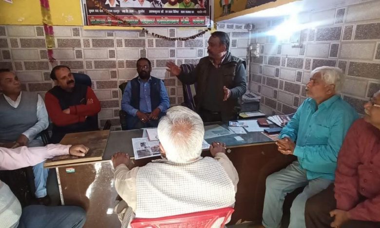 In the monthly meeting, many important decisions were taken for the strength of the organization.