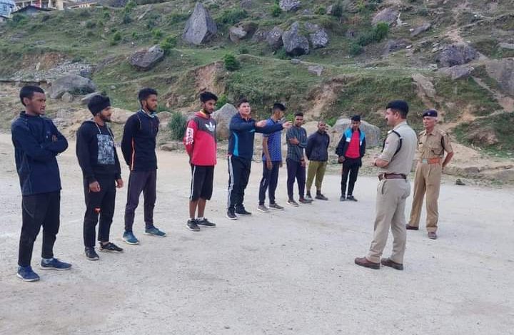 Free physical training started by Chamoli Police for youth